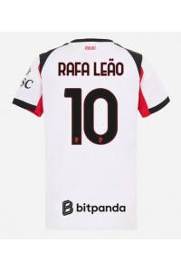 AC Milan Rafael Leao #10 Fotballdrakt Borte Klær Dame 2025-26 Korte ermer